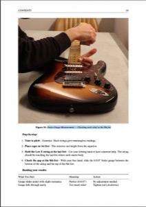 Feeler Gauge Measurement - Checking neck relief at the 8th fret